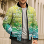 Australia NAIDOC Week Bomber Puffer Jacket Eternal Spirit Tree Pastel Gradient