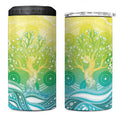 Australia NAIDOC Week 4 in 1 Can Cooler Tumbler Eternal Spirit Tree Pastel Gradient