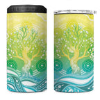 Australia NAIDOC Week 4 in 1 Can Cooler Tumbler Eternal Spirit Tree Pastel Gradient