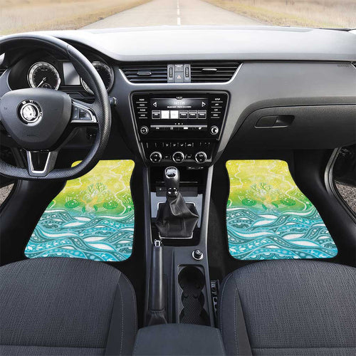 Australia NAIDOC Week Car Mats Eternal Spirit Tree Pastel Gradient
