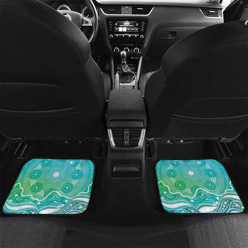 Australia NAIDOC Week Car Mats Eternal Spirit Tree Pastel Gradient