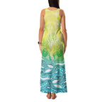 Australia NAIDOC Week Family Matching Tank Maxi Dress and Hawaiian Shirt Eternal Spirit Tree Pastel Gradient