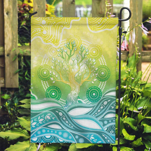 Australia NAIDOC Week Garden Flag Eternal Spirit Tree Pastel Gradient