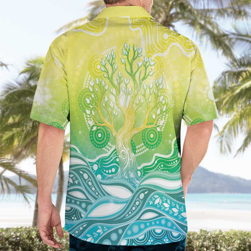 Australia NAIDOC Week Hawaiian Shirt Eternal Spirit Tree Pastel Gradient