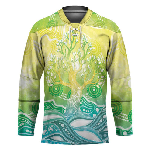 Australia NAIDOC Week Hockey Jersey Eternal Spirit Tree Pastel Gradient