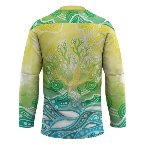 Australia NAIDOC Week Hockey Jersey Eternal Spirit Tree Pastel Gradient