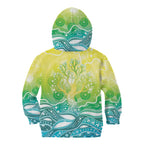 Australia NAIDOC Week Kid Hoodie Eternal Spirit Tree Pastel Gradient