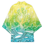 Australia NAIDOC Week Kimono Eternal Spirit Tree Pastel Gradient