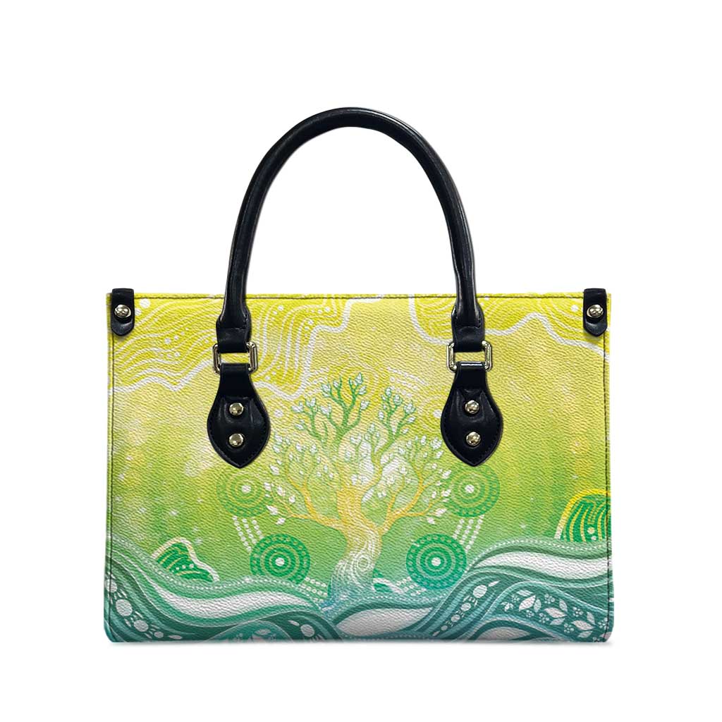 Australia NAIDOC Week Leather Bag Eternal Spirit Tree Pastel Gradient