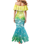 Australia NAIDOC Week Mermaid Dress Eternal Spirit Tree Pastel Gradient
