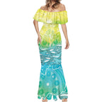 Australia NAIDOC Week Mermaid Dress Eternal Spirit Tree Pastel Gradient