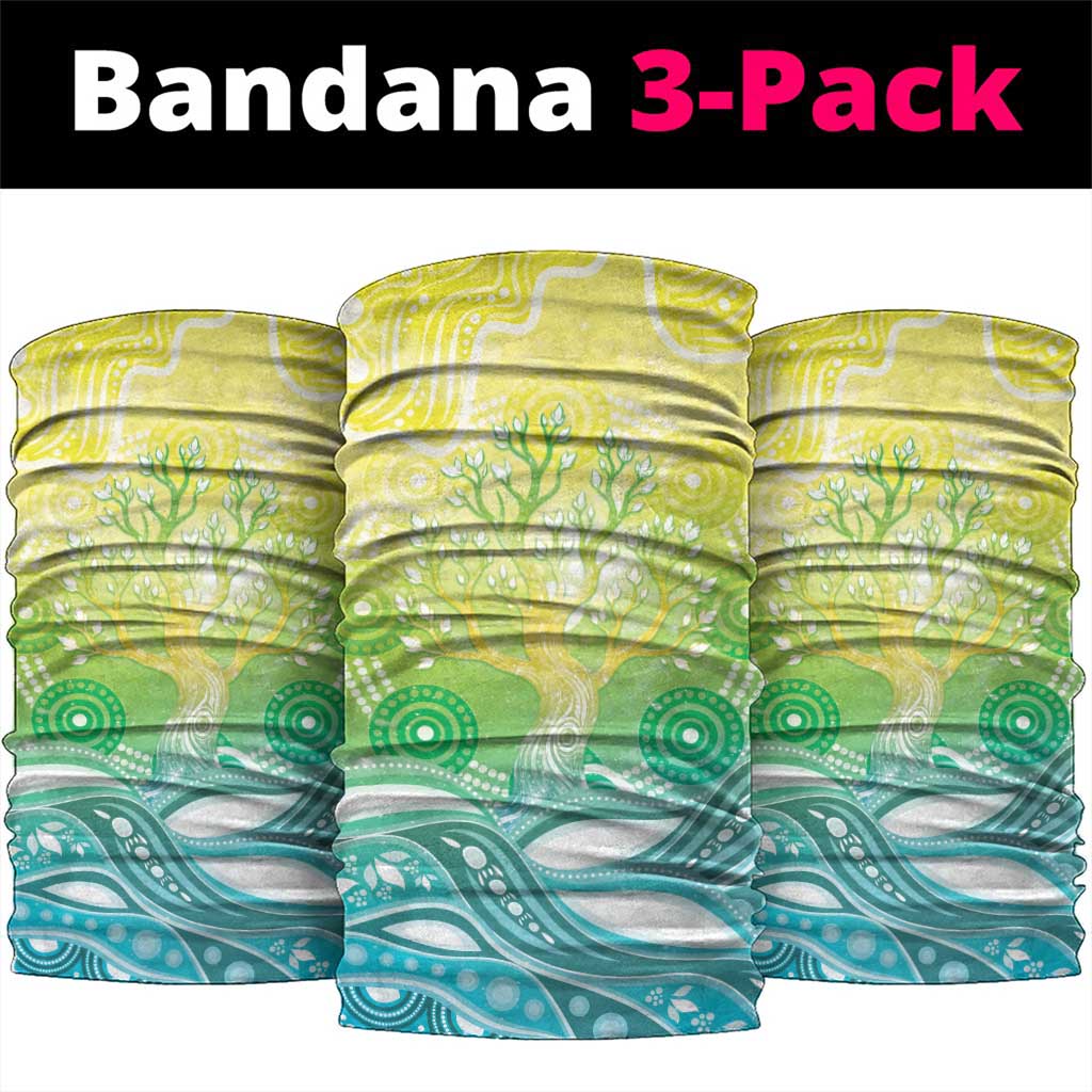 Australia NAIDOC Week Neck Gaiter Eternal Spirit Tree Pastel Gradient