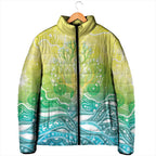 Australia NAIDOC Week Padded Jacket Eternal Spirit Tree Pastel Gradient