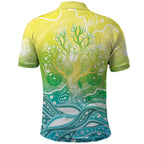 Australia NAIDOC Week Polo Shirt Eternal Spirit Tree Pastel Gradient
