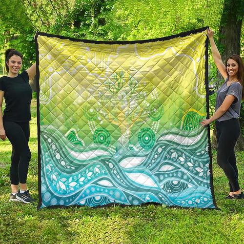 Australia NAIDOC Week Quilt Eternal Spirit Tree Pastel Gradient