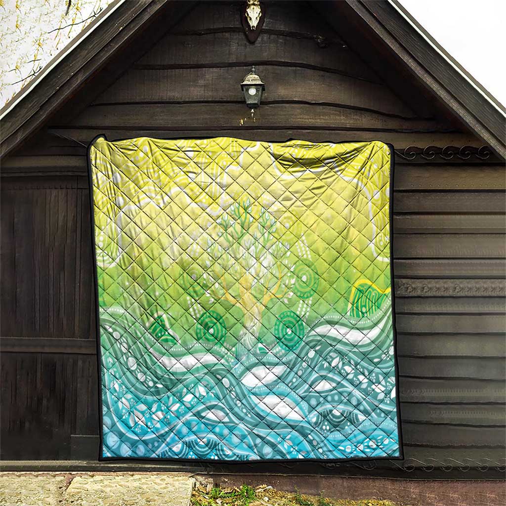 Australia NAIDOC Week Quilt Eternal Spirit Tree Pastel Gradient