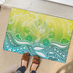 Australia NAIDOC Week Rubber Doormat Eternal Spirit Tree Pastel Gradient