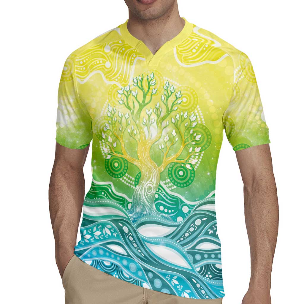 Australia NAIDOC Week Rugby Jersey Eternal Spirit Tree Pastel Gradient