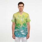 Australia NAIDOC Week Scrub Top Eternal Spirit Tree Pastel Gradient