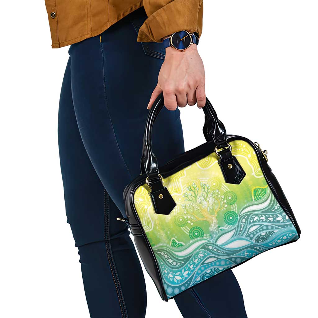 Australia NAIDOC Week Shoulder Handbag Eternal Spirit Tree Pastel Gradient