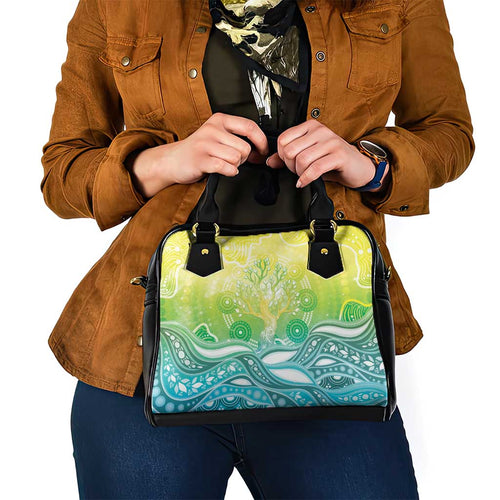 Australia NAIDOC Week Shoulder Handbag Eternal Spirit Tree Pastel Gradient