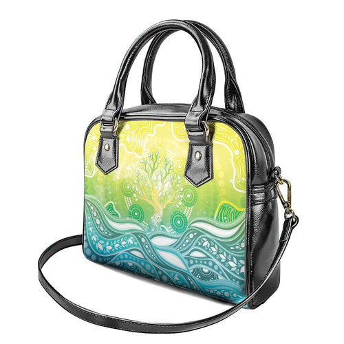 Australia NAIDOC Week Shoulder Handbag Eternal Spirit Tree Pastel Gradient