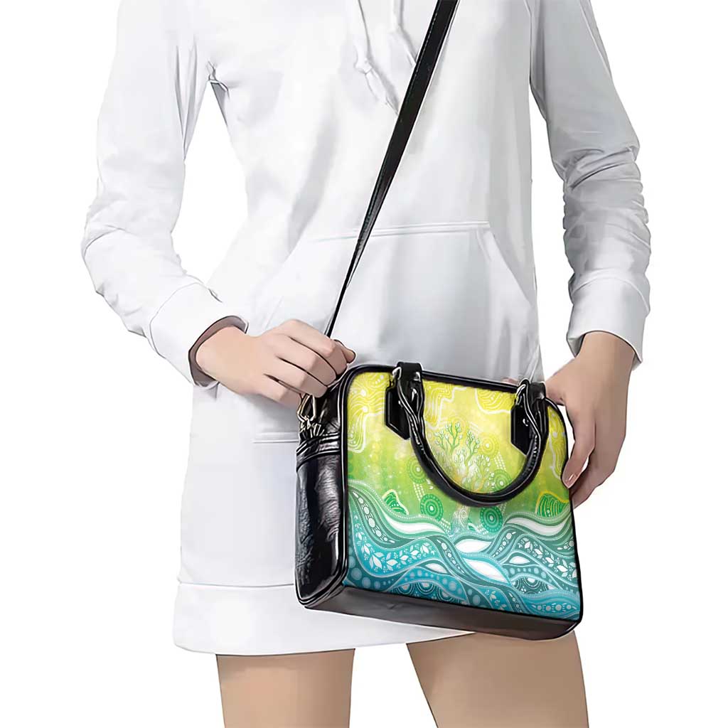 Australia NAIDOC Week Shoulder Handbag Eternal Spirit Tree Pastel Gradient