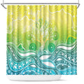 Australia NAIDOC Week Shower Curtain Eternal Spirit Tree Pastel Gradient