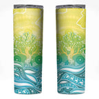Australia NAIDOC Week Skinny Tumbler Eternal Spirit Tree Pastel Gradient