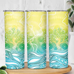 Australia NAIDOC Week Skinny Tumbler Eternal Spirit Tree Pastel Gradient