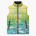 Australia NAIDOC Week Sleeveless Puffer Jacket Eternal Spirit Tree Pastel Gradient