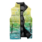 Australia NAIDOC Week Sleeveless Puffer Jacket Eternal Spirit Tree Pastel Gradient