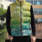 Australia NAIDOC Week Sleeveless Puffer Jacket Eternal Spirit Tree Pastel Gradient