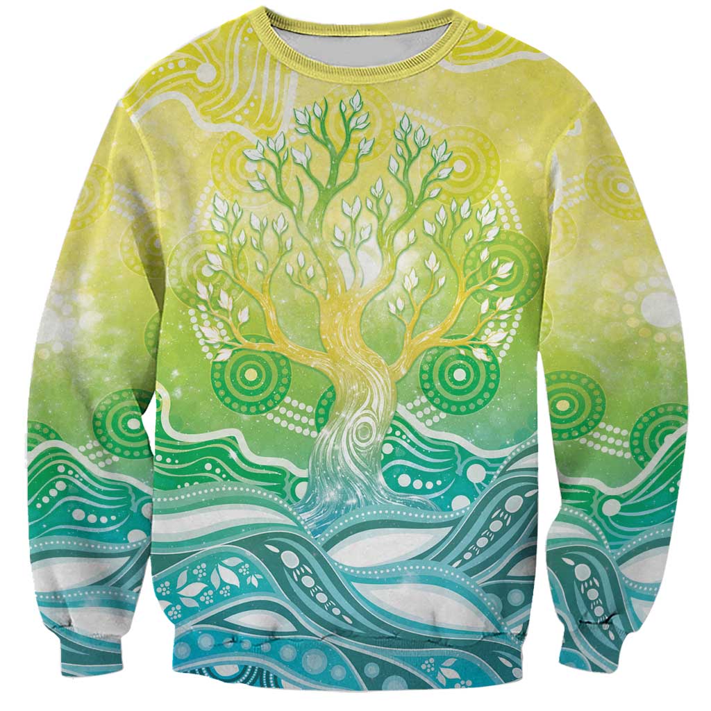Australia NAIDOC Week Sweatshirt Eternal Spirit Tree Pastel Gradient