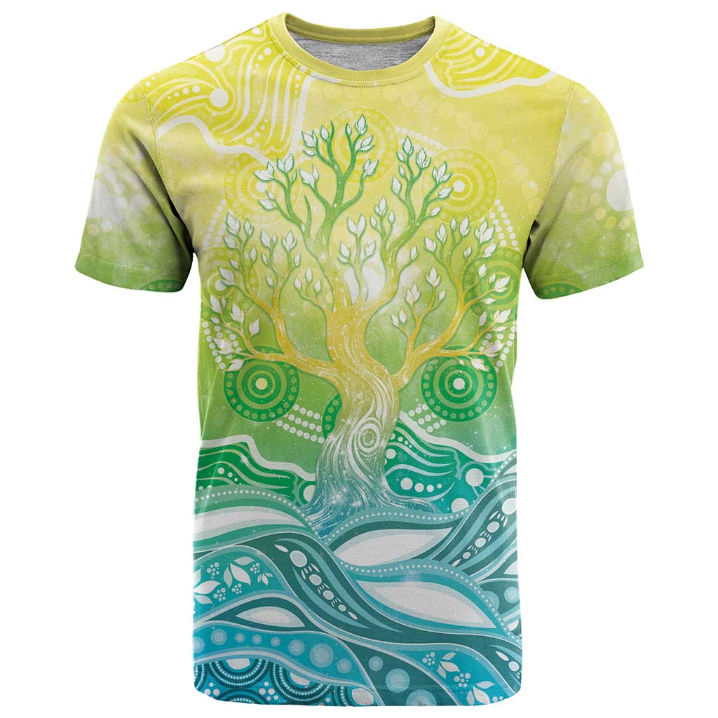 Australia NAIDOC Week T Shirt Eternal Spirit Tree Pastel Gradient