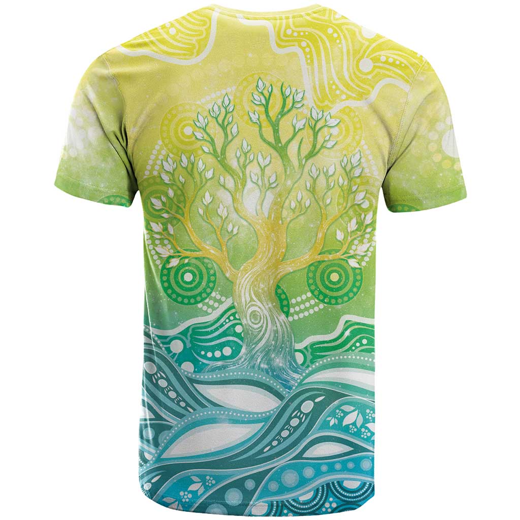 Australia NAIDOC Week T Shirt Eternal Spirit Tree Pastel Gradient