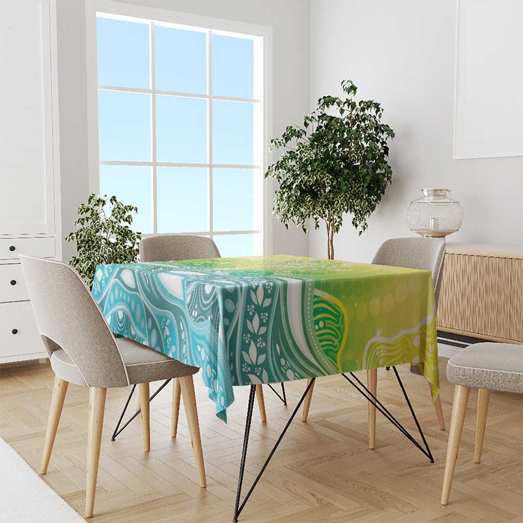 Australia NAIDOC Week Tablecloth Eternal Spirit Tree Pastel Gradient