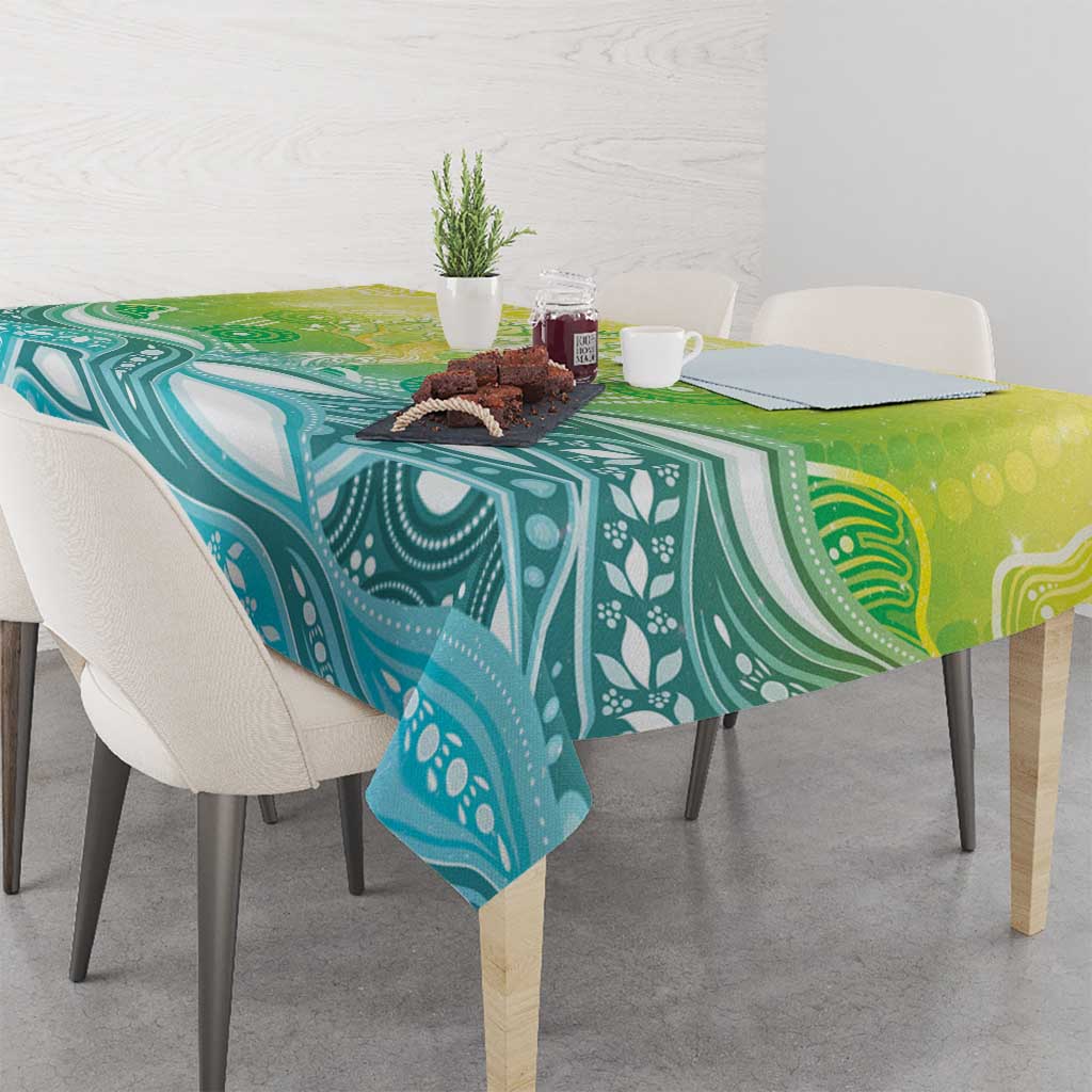Australia NAIDOC Week Tablecloth Eternal Spirit Tree Pastel Gradient