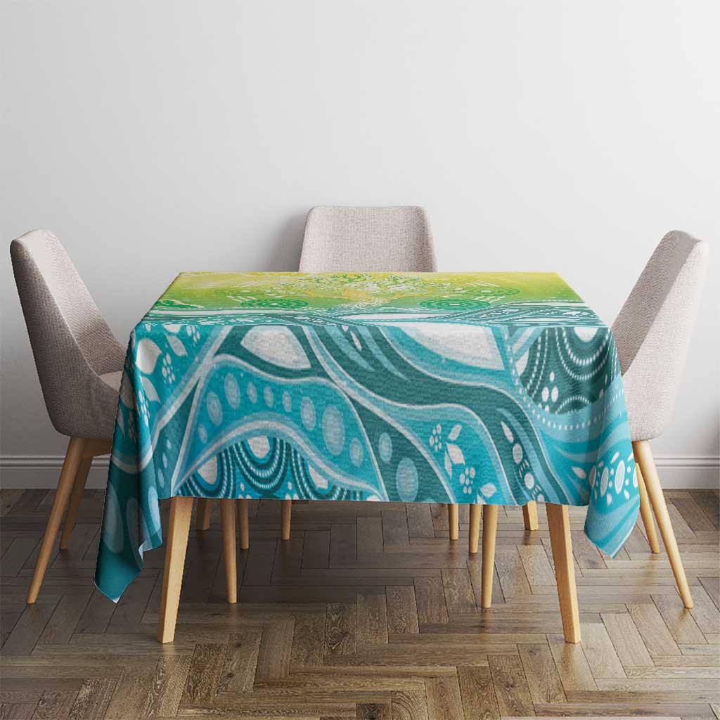 Australia NAIDOC Week Tablecloth Eternal Spirit Tree Pastel Gradient