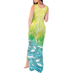 Australia NAIDOC Week Tank Maxi Dress Eternal Spirit Tree Pastel Gradient