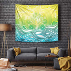 Australia NAIDOC Week Tapestry Eternal Spirit Tree Pastel Gradient