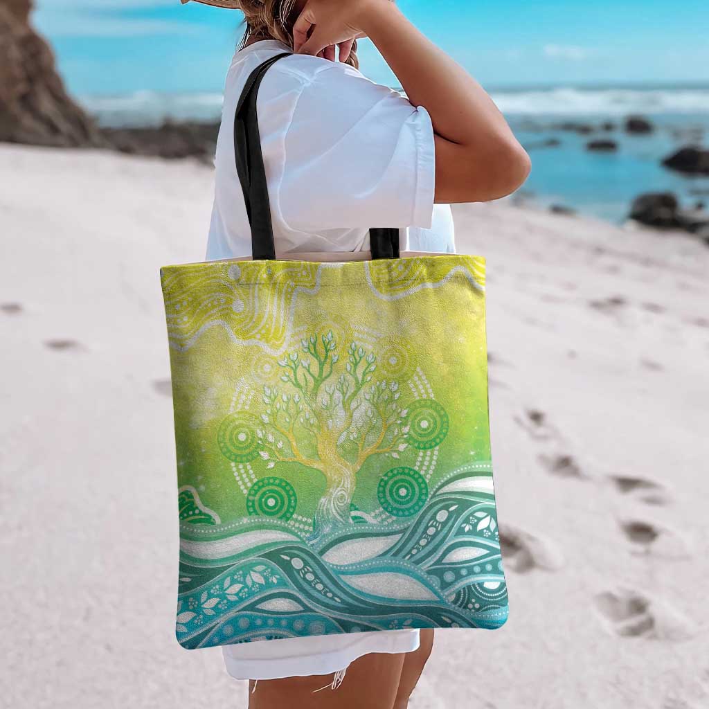 Australia NAIDOC Week Tote Bag Eternal Spirit Tree Pastel Gradient