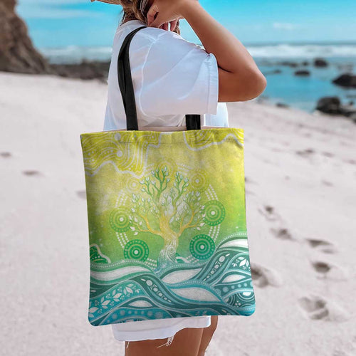Australia NAIDOC Week Tote Bag Eternal Spirit Tree Pastel Gradient