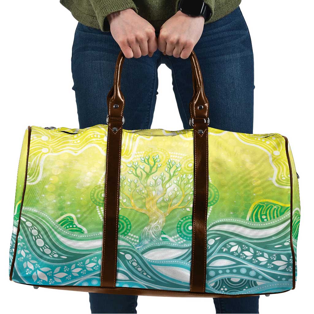 Australia NAIDOC Week Travel Bag Eternal Spirit Tree Pastel Gradient
