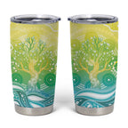 Australia NAIDOC Week Tumbler Cup Eternal Spirit Tree Pastel Gradient