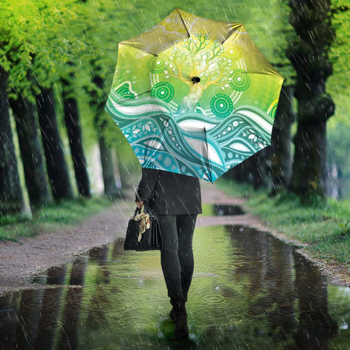 Australia NAIDOC Week Umbrella Eternal Spirit Tree Pastel Gradient