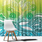 Australia NAIDOC Week Window Curtain Eternal Spirit Tree Pastel Gradient