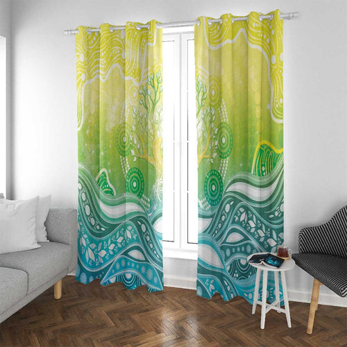 Australia NAIDOC Week Window Curtain Eternal Spirit Tree Pastel Gradient