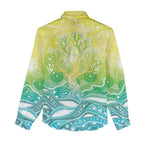 Australia NAIDOC Week Women Casual Shirt Eternal Spirit Tree Pastel Gradient
