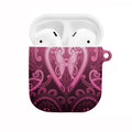 Aotearoa Breast Cancer AirPods Case Maori Tribal Pattern